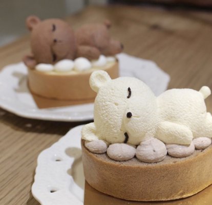 대인기 디저트 「잠꾸러기 곰돌이」