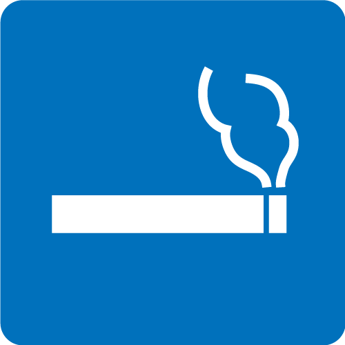 야외 흡연 가능